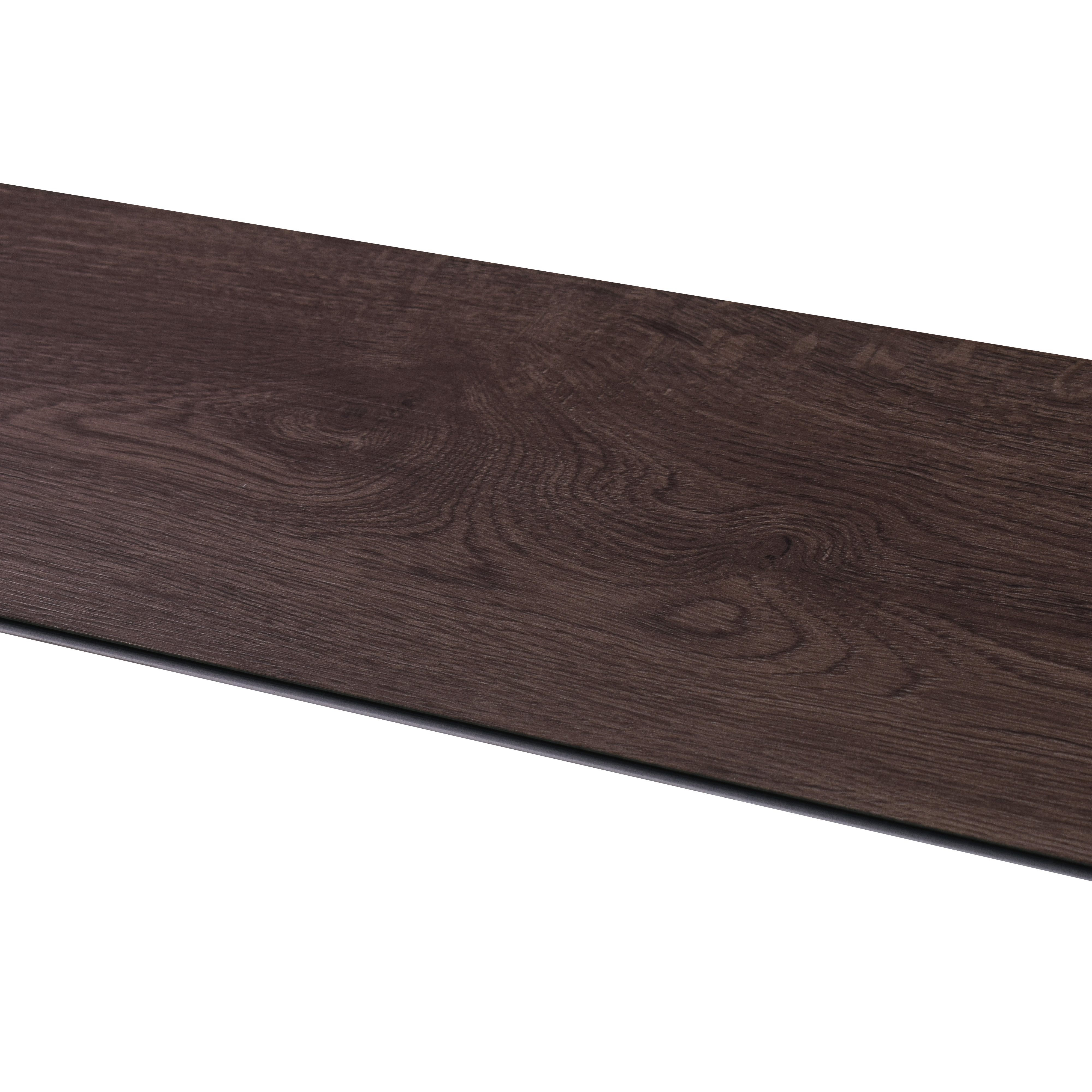 SPC Matte Finish Flooring Meriline Brunette Wood SP 00076 E | 48 x 7 inch (1220x180 mm) - 5 mm | Wear Layer 0.3 mm | R9 Slip Resistance | Unilin Uniclic Locking System | 10Y Residential & 5Y Commercial Warranty