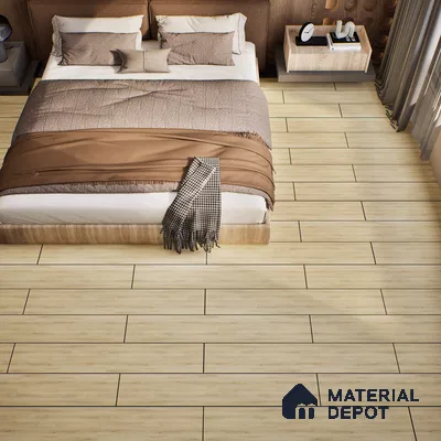 SPC Matte Finish Flooring Meriline Tres Naturale SP 00075 G | 48 x 7 inch (1220x180 mm) - 5 mm | Wear Layer 0.3 mm | R9 Slip Resistance | Unilin Uniclic Locking System | 10Y Residential & 5Y Commercial Warranty