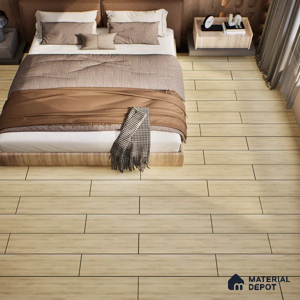 SPC Matte Finish Flooring Meriline Tres Naturale SP 00075 G | 48 x 7 inch (1220x180 mm) - 5 mm | Wear Layer 0.3 mm | R9 Slip Resistance | Unilin Uniclic Locking System | 10Y Residential & 5Y Commercial Warranty