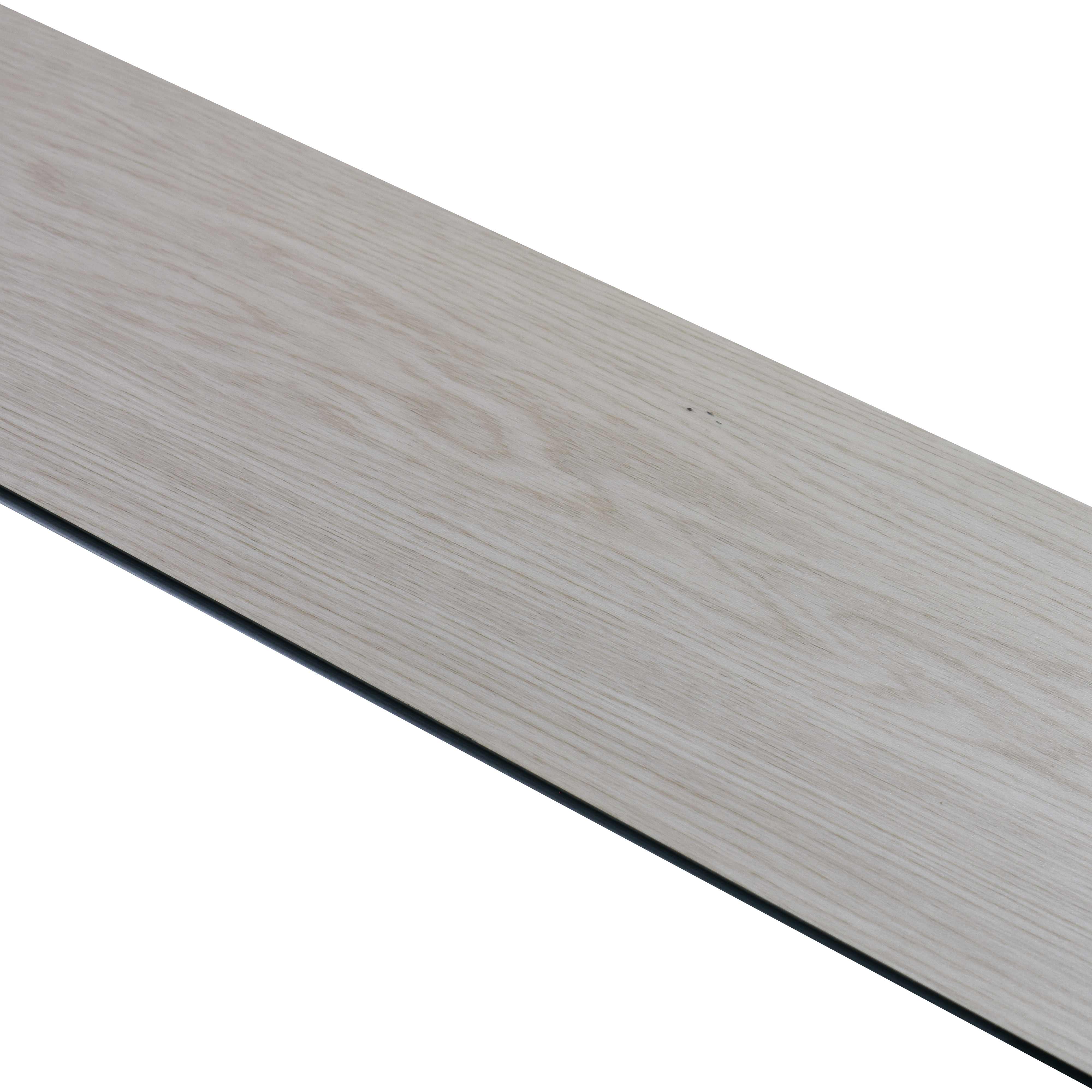 SPC Matte Finish Flooring Meriline White Limba Wood SP 00075 B | 48 x 7 inch (1220x180 mm) - 5 mm | Wear Layer 0.3 mm | R9 Slip Resistance | Unilin Uniclic Locking System | 10Y Residential & 5Y Commercial Warranty