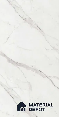 White Marble Acrylic Laminate LM 24552 8 ft x 4 ft High Gloss Finish - 1.5 mm | Suitable for TV Unit, Wardrobe, Cabinets