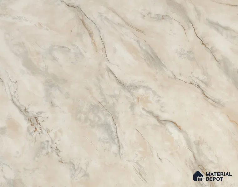 Cream Marble Acrylic Laminate LM 24631 8 ft x 4 ft High Gloss Finish - 1.5 mm | Suitable for TV Unit, Wardrobe, Cabinets
