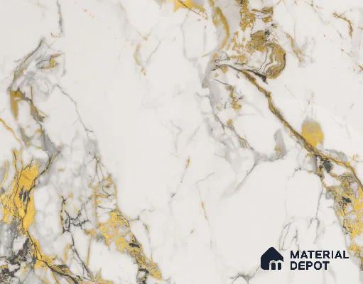 LM 24684 Marble 8 ft x 4 ft High Gloss Finish Acrylic Laminate - 1.5 mm | Suitable for TV Unit, Wardrobe, Cabinets