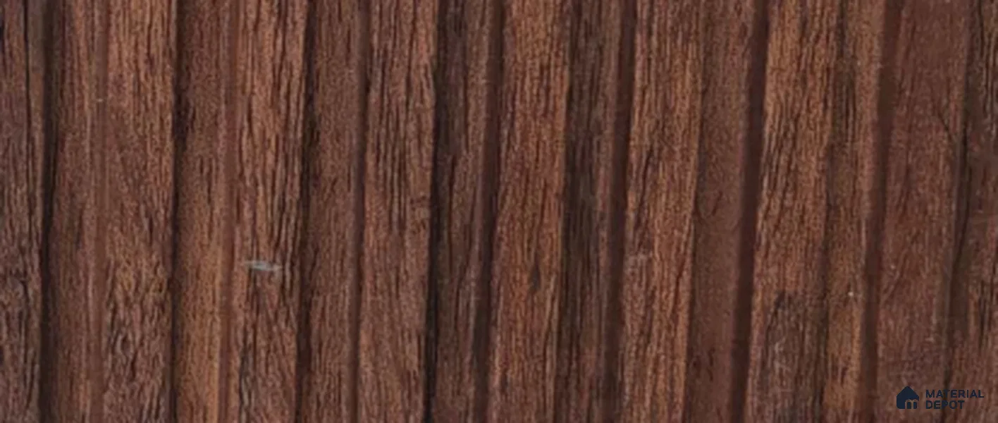 Brown Wood PN 07714 9.1 ft x 5 inch Charcoal Louvers/Panels - 12 mm | Suitable for Feature Wall, TV Unit & Living Room | Width is Subjected to 5% Variation