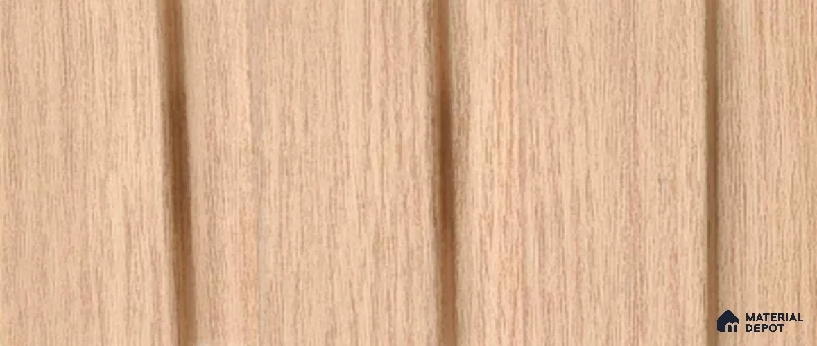 Brown Wood PN 07699 9.1 ft x 5 inch Charcoal Louvers/Panels - 12 mm | Suitable for Feature Wall, TV Unit & Living Room | Width is Subjected to 5% Variation
