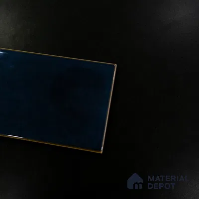 Subway Wall Tile TL 06429 N Mariner Deep Blue 12 x 4 inch Ceramic Glossy Finish - 8 mm  | Suitable for Accent / Feature Walls, Bathroom, Kitchen Wall & Backsplashes (Sample)