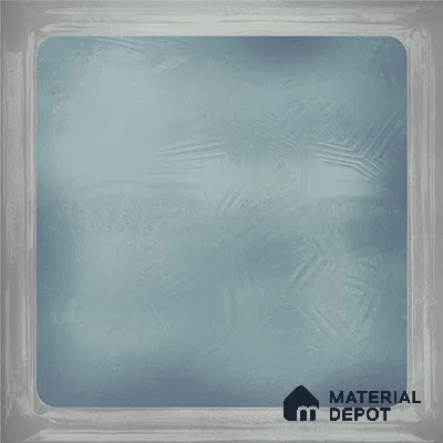 Subway Wall Tile TL 06439 C Glaciera Tidal Plain 8 x 8 inch Ceramic Glossy Finish - 6 mm | 24 Random Design | Suitable for Accent / Feature Walls, Bathroom, Kitchen Wall & Backsplashes (Sample)
