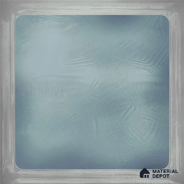 Subway Wall Tile TL 06439 C Glaciera Tidal Plain 8 x 8 inch Ceramic Glossy Finish - 6 mm | 24 Random Design | Suitable for Accent / Feature Walls, Bathroom, Kitchen Wall & Backsplashes (Sample)