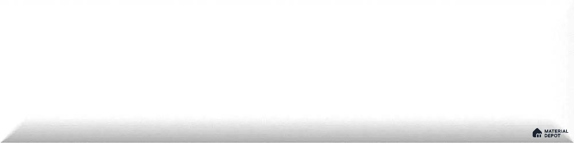 TL 11691 B Snow White Plain 300x100 mm Matte Finish Ceramic Wall Subway Tile - 8 mm