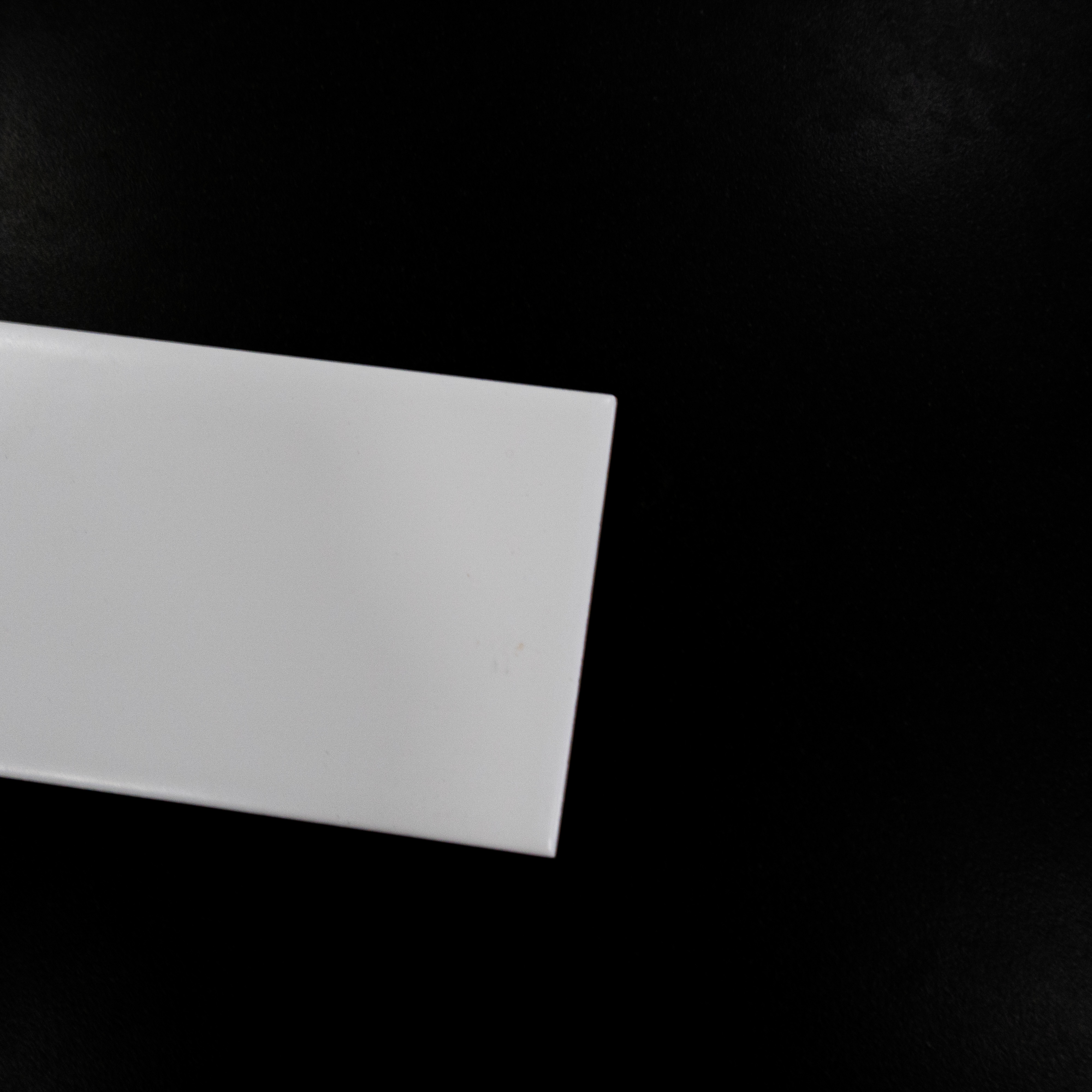 TL 00000 D Snow White Plain 300x100 mm Glossy Finish Ceramic Wall  Subway Tile - 8 mm