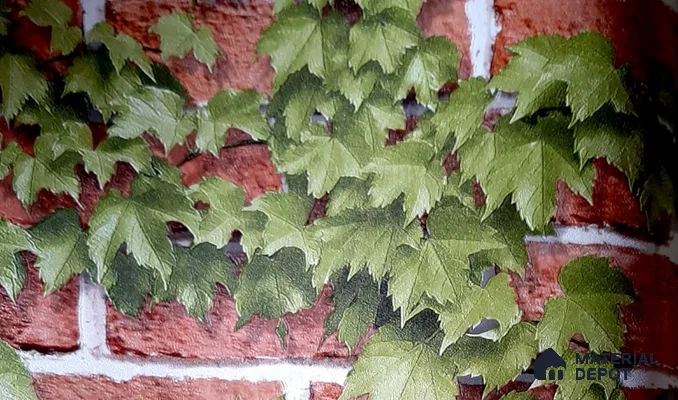 10183-2 | 10 Meter x 21 Inch Non Woven Brick Look Wallpaper - 57 Sq. Ft. | Minimum 15% wastage during installation