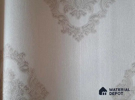 10195-1 | 10 Meter x 21 Inch Non Woven Damask Look Wallpaper - 57 Sq. Ft. | Minimum 15% wastage during installation