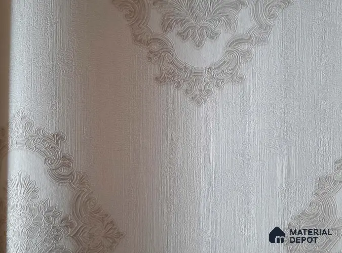 10195-1 | 10 Meter x 21 Inch Non Woven Damask Look Wallpaper - 57 Sq. Ft. | Minimum 15% wastage during installation