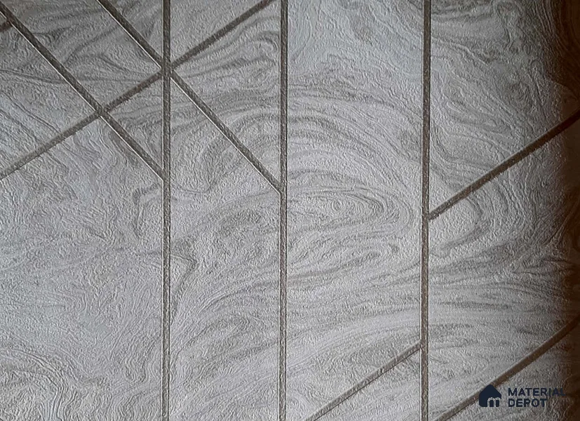 10197-1 | 10 Meter x 21 Inch Non Woven Geometric Look Wallpaper - 57 Sq. Ft. | Minimum 15% wastage during installation