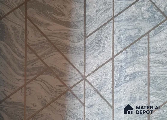 10197-3 | 10 Meter x 21 Inch Non Woven Geometric Look Wallpaper - 57 Sq. Ft. | Minimum 15% wastage during installation