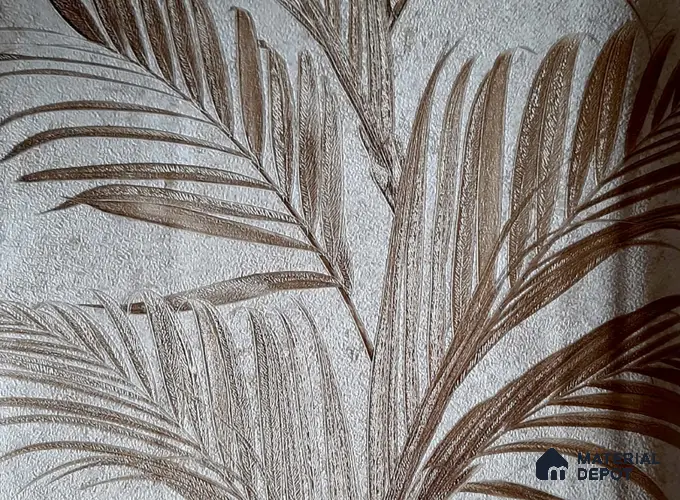 10200-2 | 10 Meter x 21 Inch Non Woven Tropical Look Wallpaper - 57 Sq. Ft. | Minimum 15% wastage during installation