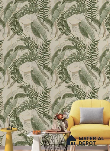 181701 | 9.5 Meter x 21 Inches Florals Look Wallpaper - 55 Sq. Ft.  | Minimum 15% wastage during installation