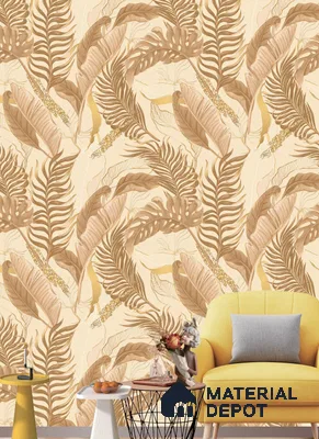 181706 | 9.5 Meter x 21 Inches Florals Look Wallpaper - 55 Sq. Ft.  | Minimum 15% wastage during installation