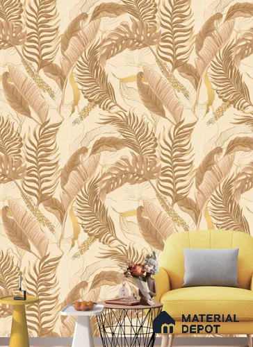 181706 | 9.5 Meter x 21 Inches Florals Look Wallpaper - 55 Sq. Ft.  | Minimum 15% wastage during installation