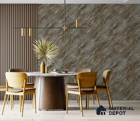 202205-7 | 5 Meter x 42 Inch PVC Marble Look Wallpaper - 57 Sq. Ft. | Minimum 10% wastage during installation
