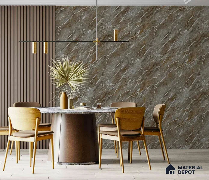 202205-7 | 5 Meter x 42 Inch PVC Marble Look Wallpaper - 57 Sq. Ft. | Minimum 10% wastage during installation