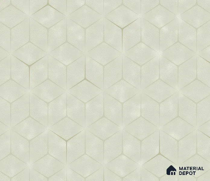 202206-1 | 5 Meter x 42 Inch PVC Geometric Look Wallpaper - 57 Sq. Ft. | Minimum 15% wastage during installation