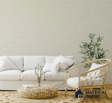 202206-1 | 5 Meter x 42 Inch PVC Geometric Look Wallpaper - 57 Sq. Ft. | Minimum 15% wastage during installation