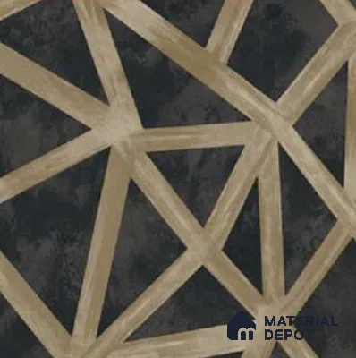 23308 | 10 Meter x 21 Inch PVC Geometric Look Wallpaper - 57 Sq. Ft. | Minimum 15% wastage during installation