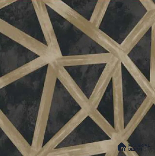 23308 | 10 Meter x 21 Inch PVC Geometric Look Wallpaper - 57 Sq. Ft. | Minimum 15% wastage during installation