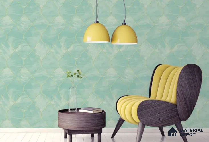 23310 | 10 Meter x 21 Inch PVC Patterned Look Wallpaper - 57 Sq. Ft. | Minimum 15% wastage during installation