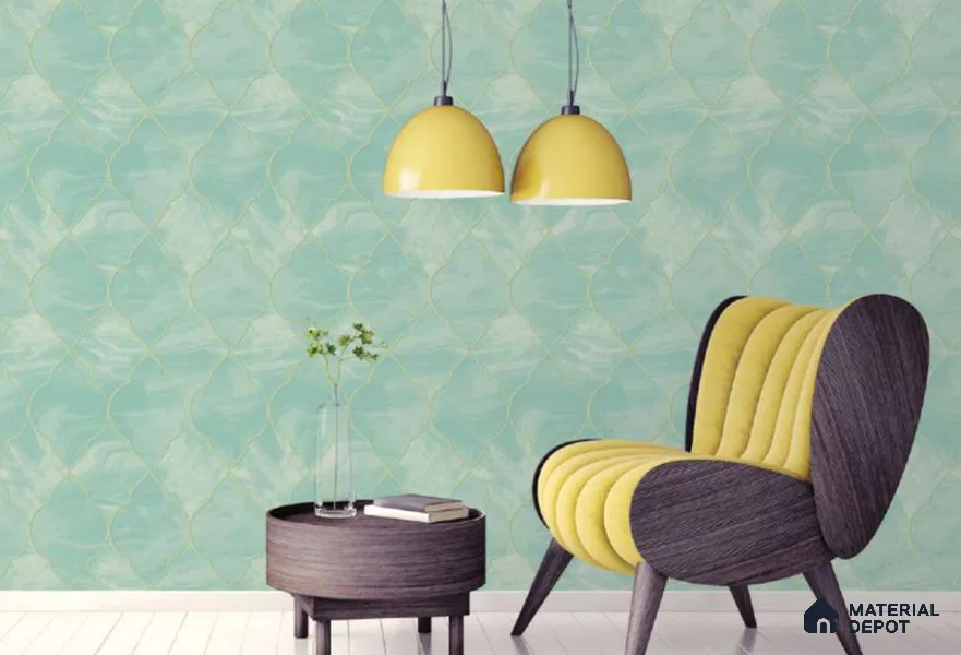 23310 | 10 Meter x 21 Inch PVC Patterned Look Wallpaper - 57 Sq. Ft. | Minimum 15% wastage during installation