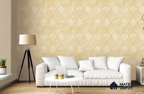 23311 | 10 Meter x 21 Inch PVC Patterned Look Wallpaper - 57 Sq. Ft. | Minimum 15% wastage during installation