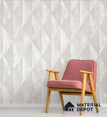 23313 | 10 Meter x 21 Inch PVC Geometric Look Wallpaper - 57 Sq. Ft. | Minimum 15% wastage during installation