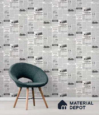 23856 | 10 Meter x 21 Inch PVC Patterned Look Wallpaper - 57 Sq. Ft. | Minimum 15% wastage during installation