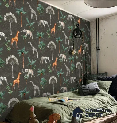 5131-2 | 5 Meter x 42 Inch PVC Animal Print Look Wallpaper - 57 Sq. Ft. | Minimum 15% wastage during installation