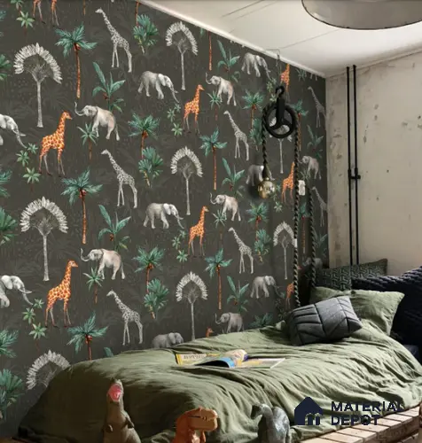 5131-2 | 5 Meter x 42 Inch PVC Animal Print Look Wallpaper - 57 Sq. Ft. | Minimum 15% wastage during installation