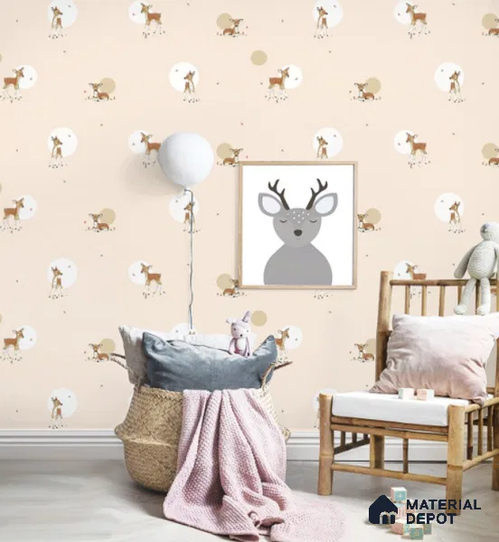 5140-1 | 5 Meter x 42 Inch PVC Patterned Look Wallpaper - 57 Sq. Ft. | Minimum 15% wastage during installation