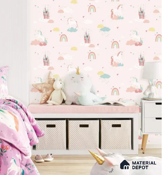 5148-2 | 5 Meter x 42 Inch PVC Patterned Look Wallpaper - 57 Sq. Ft. | Minimum 15% wastage during installation