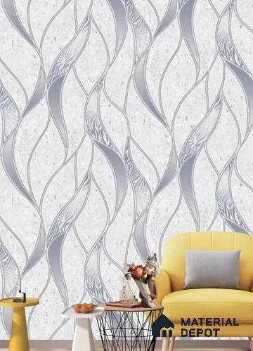 570501 | 9.5 Meter x 21 Inches Patterned Look Wallpaper - 55 Sq. Ft.  | Minimum 15% wastage during installation