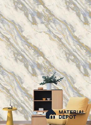 571402 | 9.5 Meter x 21 Inches Marble Look Wallpaper - 55 Sq. Ft.  | Minimum 10% wastage during installation