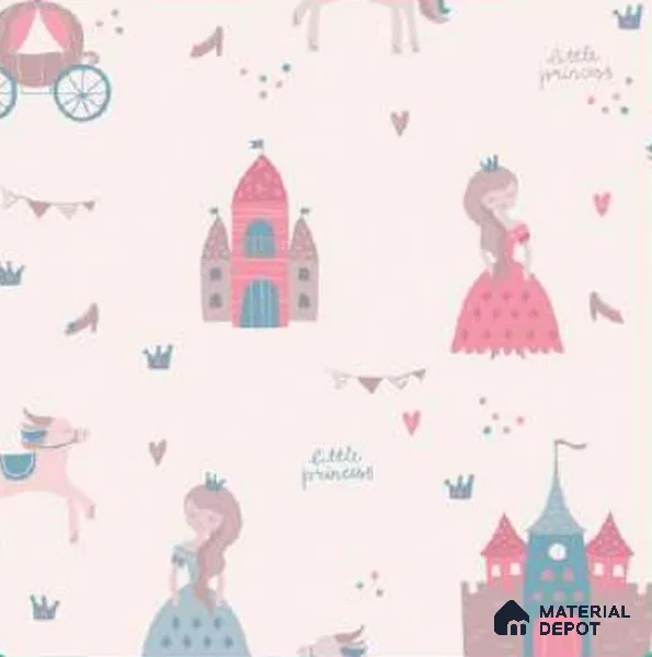 58119 | 10 Meter x 21 Inch PVC Patterned Look Wallpaper - 57 Sq. Ft. | Minimum 15% wastage during installation