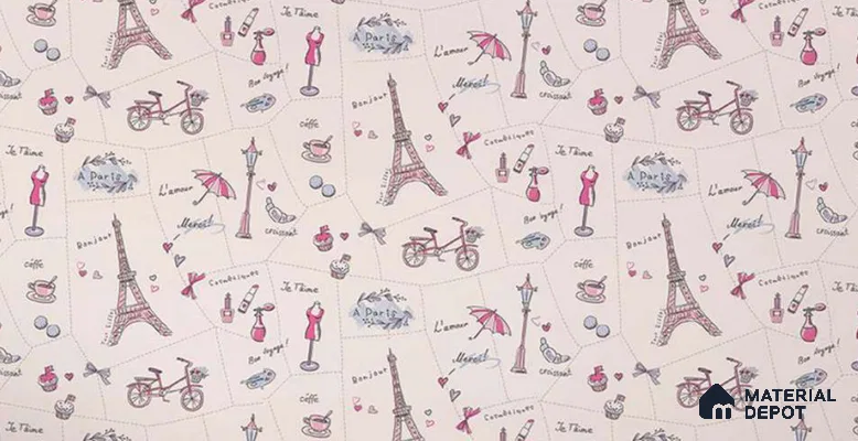 58121 | 10 Meter x 21 Inch PVC Patterned Look Wallpaper - 57 Sq. Ft. | Minimum 15% wastage during installation