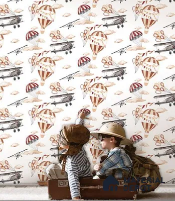 58125 | 10 Meter x 21 Inch PVC Patterned Look Wallpaper - 57 Sq. Ft. | Minimum 15% wastage during installation