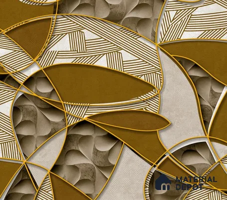 5D1043 | 9.5 Meter x 21 Inch PVC Patterned Look Wallpaper - 55 Sq. Ft. | Minimum 15% wastage during installation