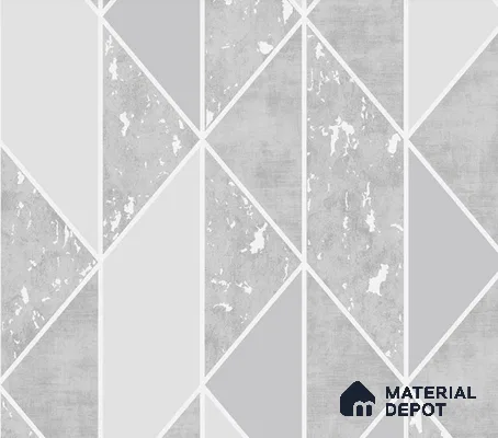 5D1082 | 9.5 Meter x 21 Inch PVC Geometric Look Wallpaper - 55 Sq. Ft. | Minimum 15% wastage during installation
