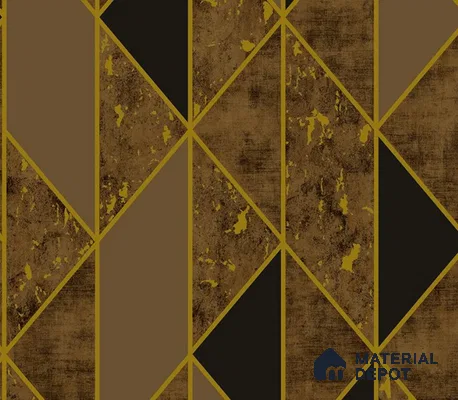 5D1085 | 9.5 Meter x 21 Inch PVC Geometric Look Wallpaper - 55 Sq. Ft. | Minimum 15% wastage during installation