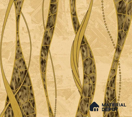 5D1102 | 9.5 Meter x 21 Inch PVC Patterned Look Wallpaper - 55 Sq. Ft. | Minimum 15% wastage during installation