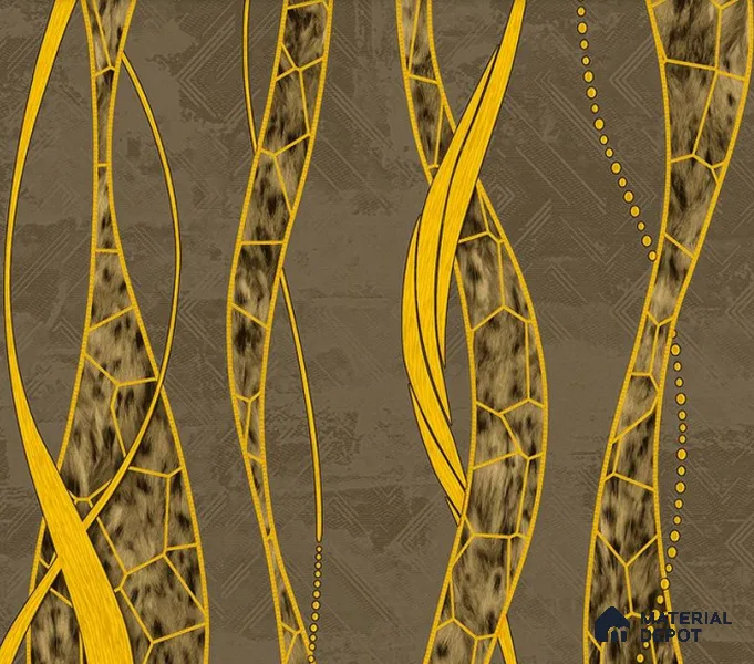 5D1103 | 9.5 Meter x 21 Inch PVC Patterned Look Wallpaper - 55 Sq. Ft. | Minimum 15% wastage during installation