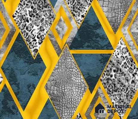 5D1202 | 9.5 Meter x 21 Inch PVC Patterned Look Wallpaper - 55 Sq. Ft. | Minimum 15% wastage during installation