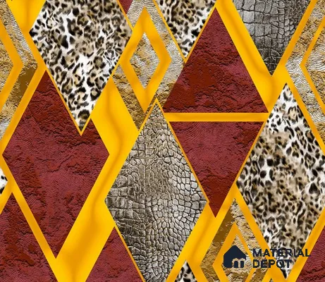 5D1203 | 9.5 Meter x 21 Inch PVC Patterned Look Wallpaper - 55 Sq. Ft. | Minimum 15% wastage during installation
